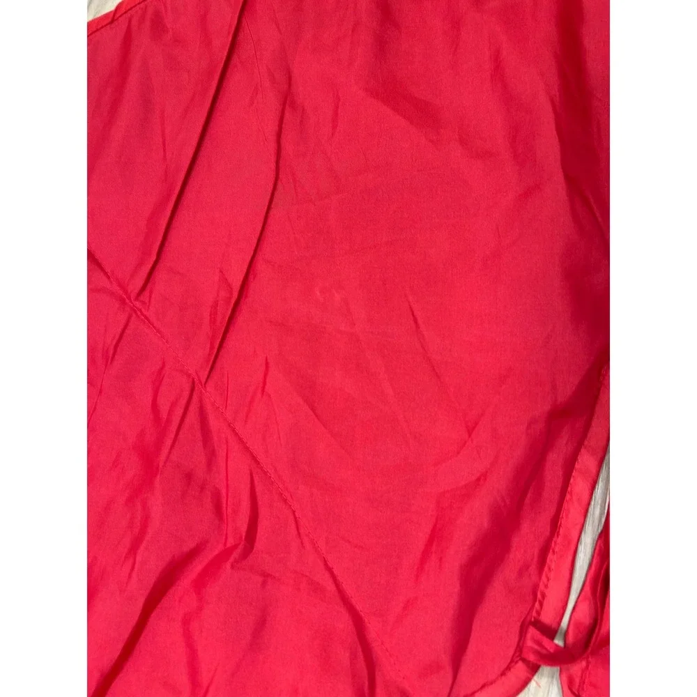 VTG Tree Skirt 44in Red Velvet Teddy Bear Embroidered Holiday Traditional Kitsch